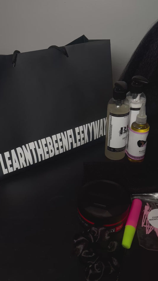 Styling products filled gift bags